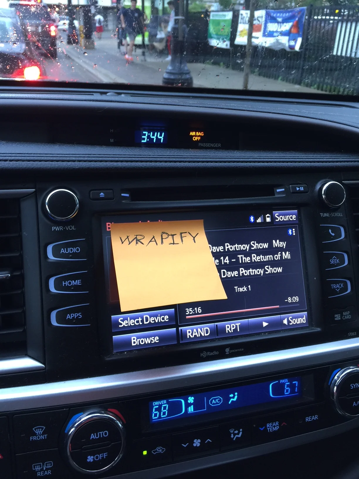 "Sh*t" on My Car - Words for Potential Wrapify Advertisers