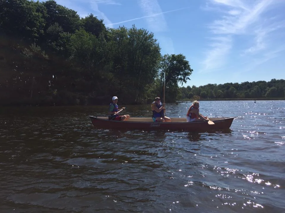 And get ready to learn some canoe rescue techniques next year - that's right, we're going in the water!