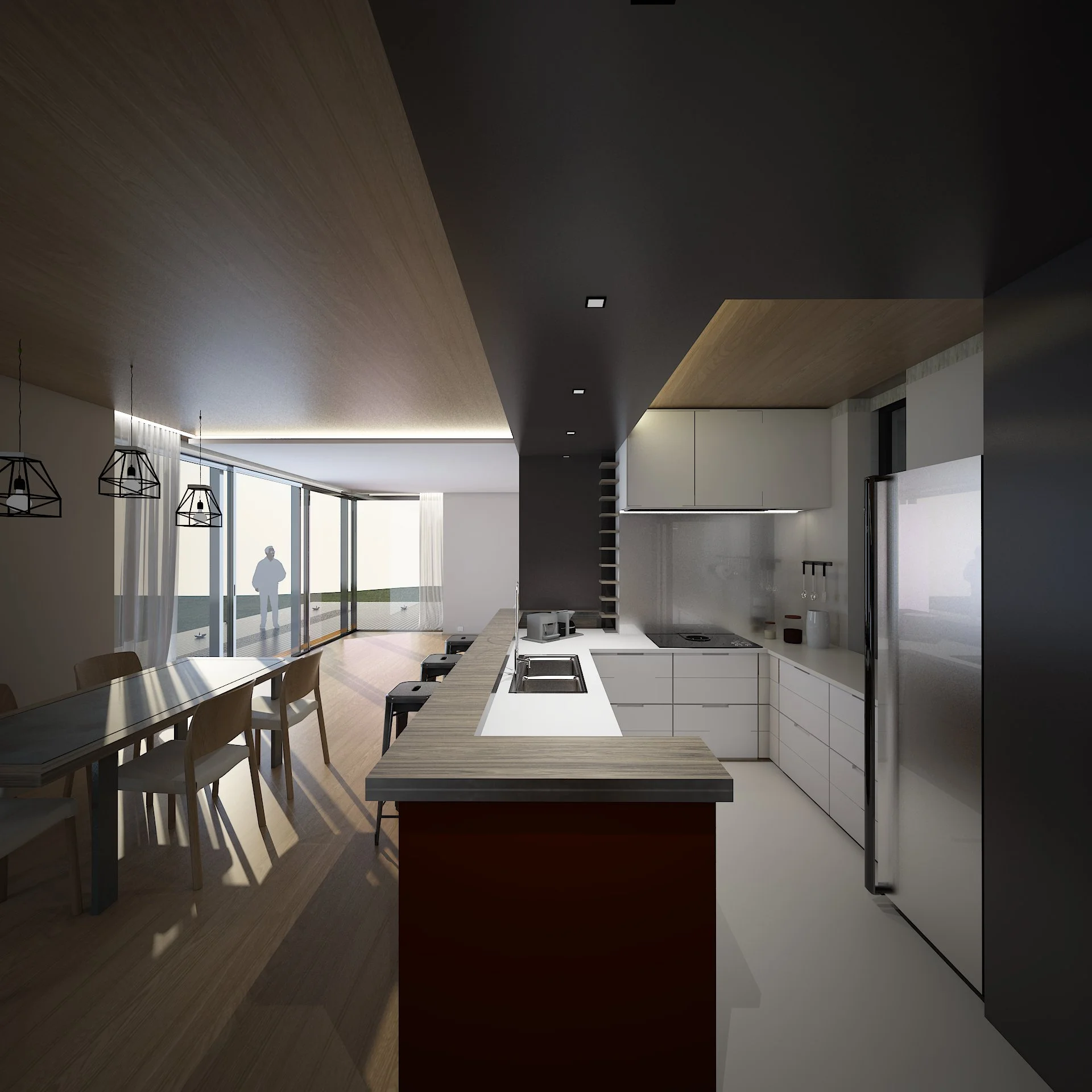 ZOE - vue sur la cuisine équipée