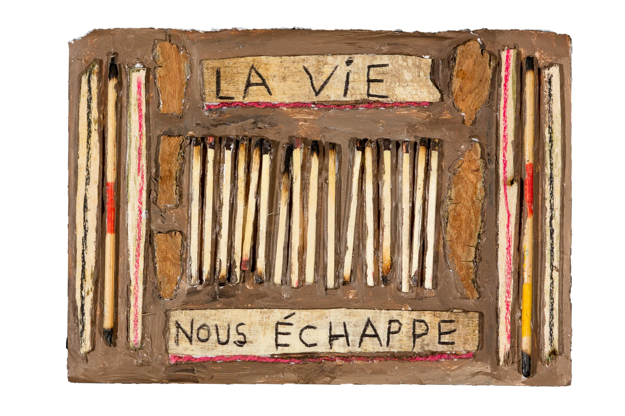 Enveloppes peintes de Marie Morel écrites pour l'écrivain Pascal Quignard.