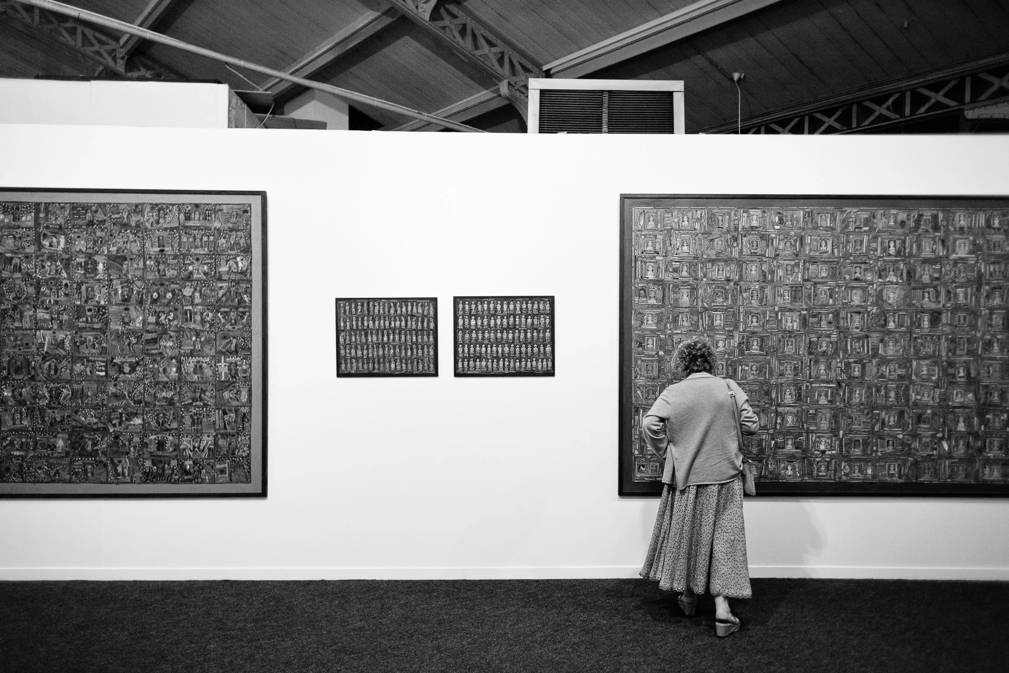 Exposition à la Halle Saint Pierre, Paris. 2010.