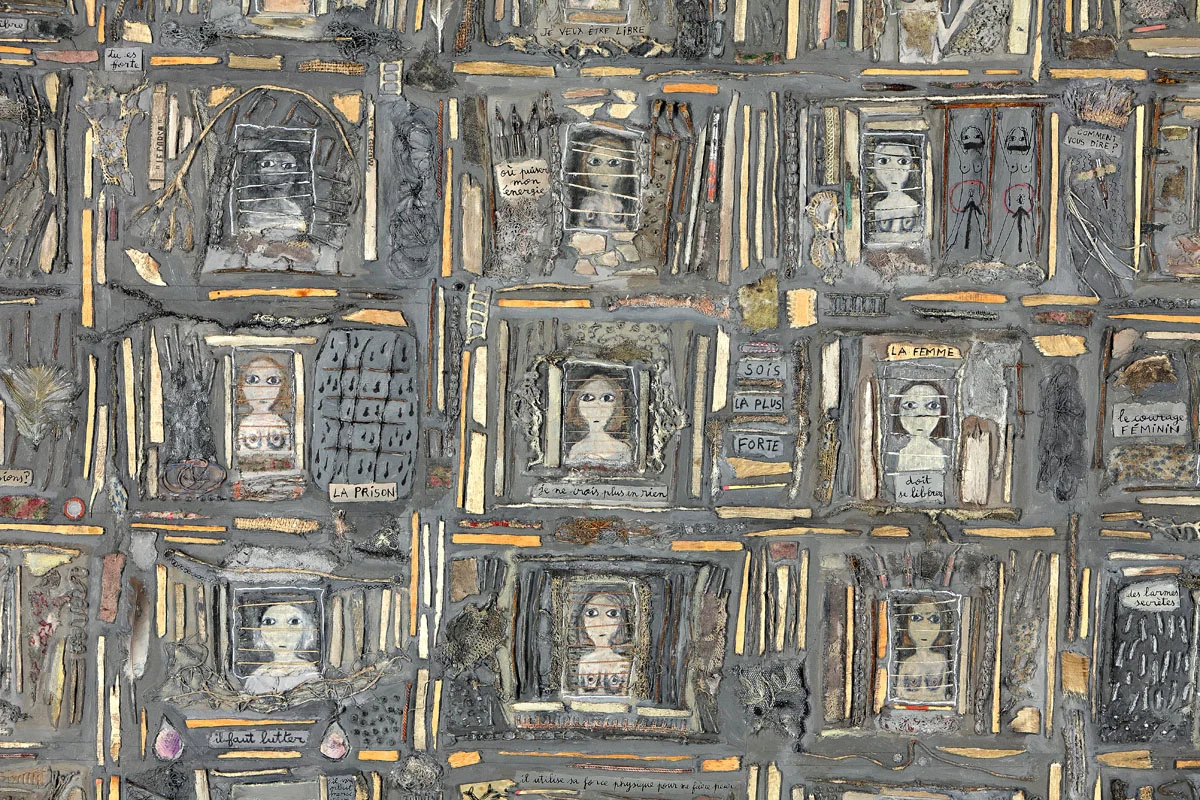  La Liberté des Femmes (détail) - Marie Morel. 194x284cm. 2008. 