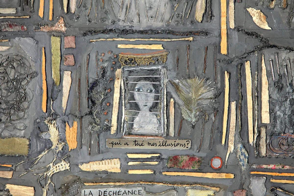  La Liberté des Femmes (détail) - Marie Morel. 194x284cm. 2008. 