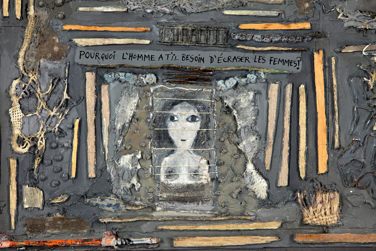  La Liberté des Femmes (détail) - Marie Morel. 194x284cm. 2008. 