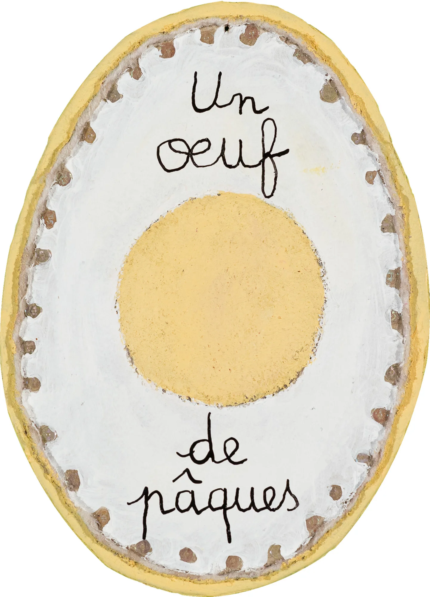 Enveloppes peintes par l'artiste Marie Morel pour sa galeriste Brigitte Laureau.