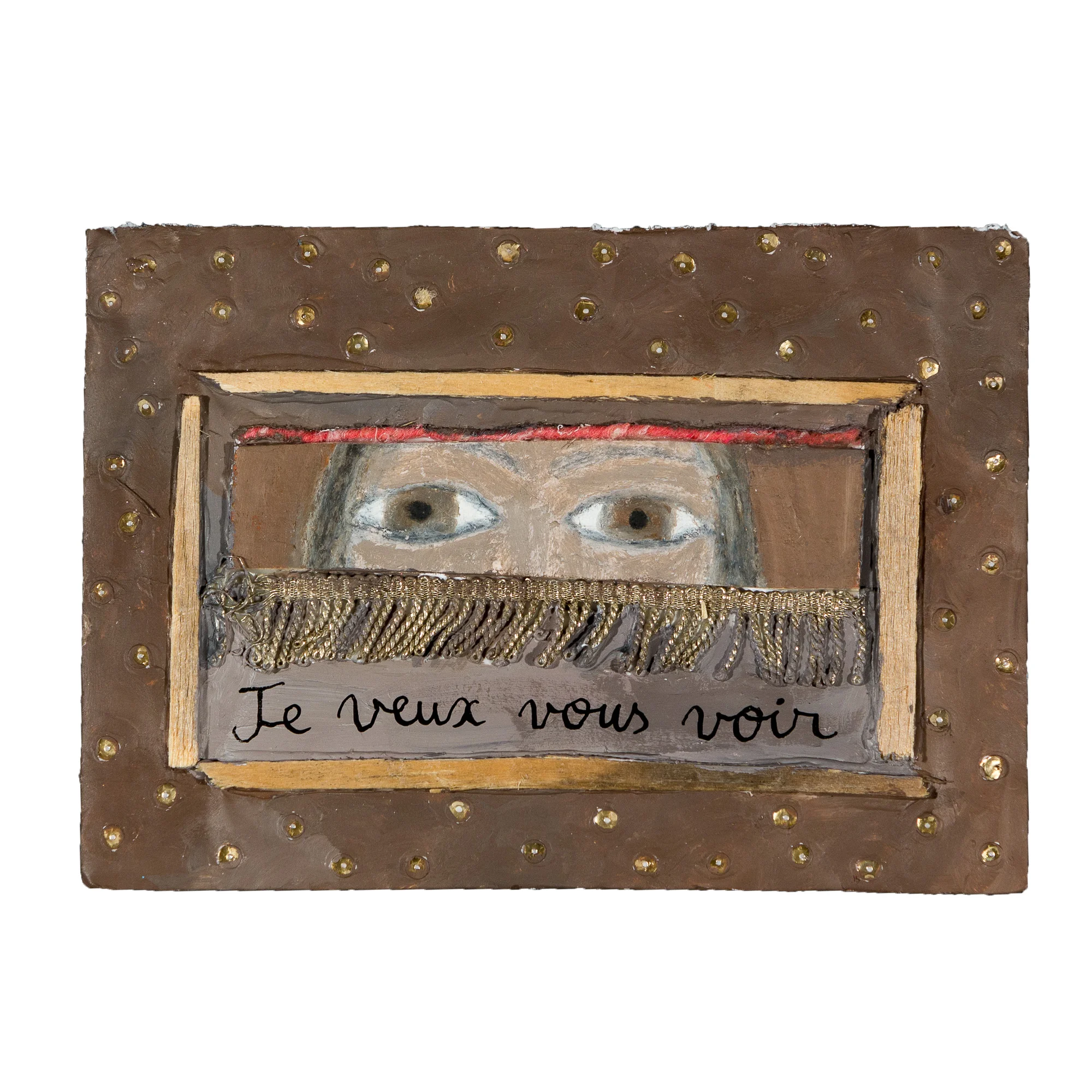 Enveloppes peintes de Marie Morel écrites pour l'écrivain Pascal Quignard.