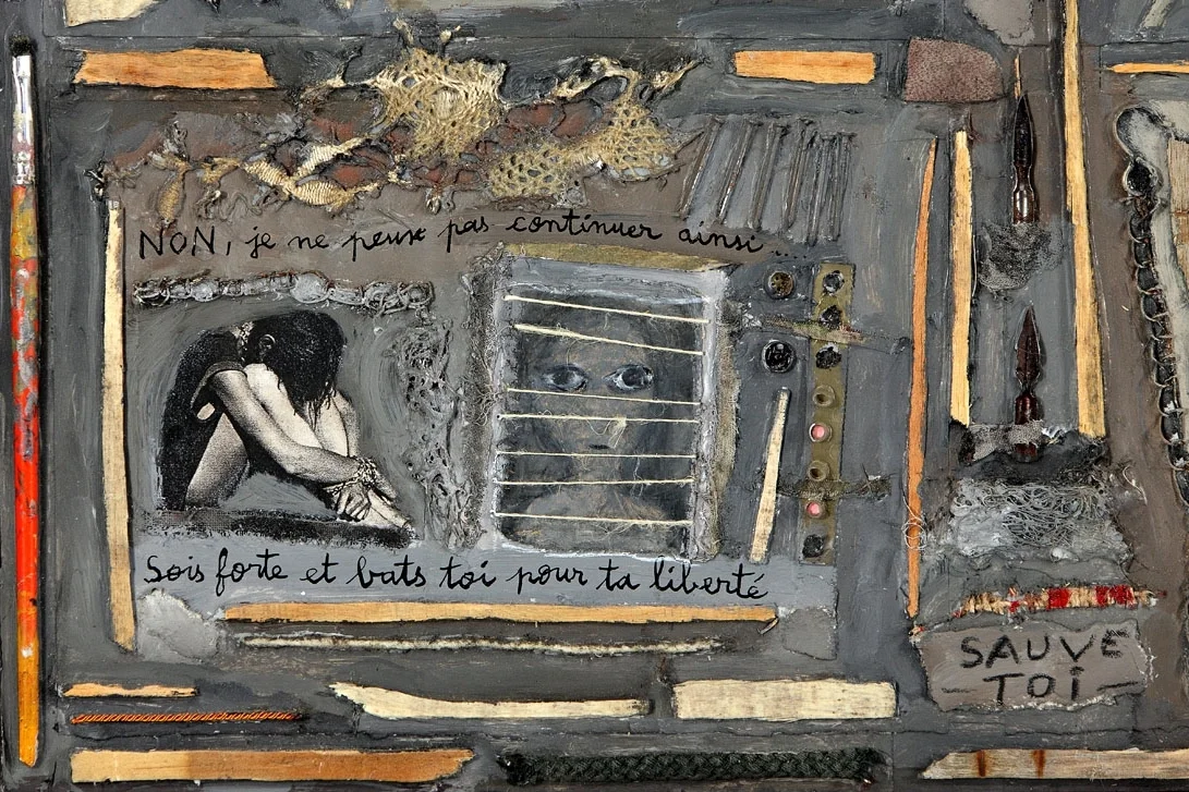  La Liberté des Femmes (détail) - Marie Morel. 194x284cm. 2008. 