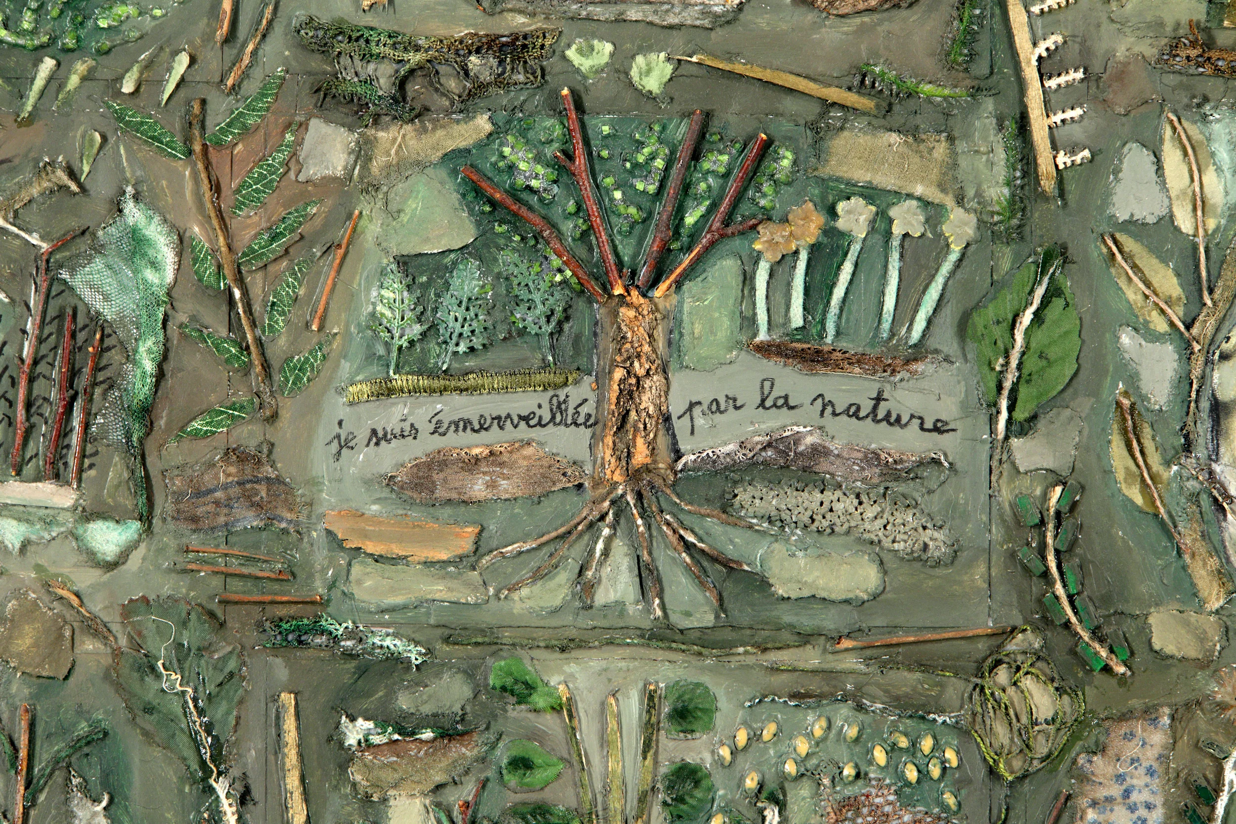  La Forêt (détail) - Marie Morel. 194x284cm. 1999. 