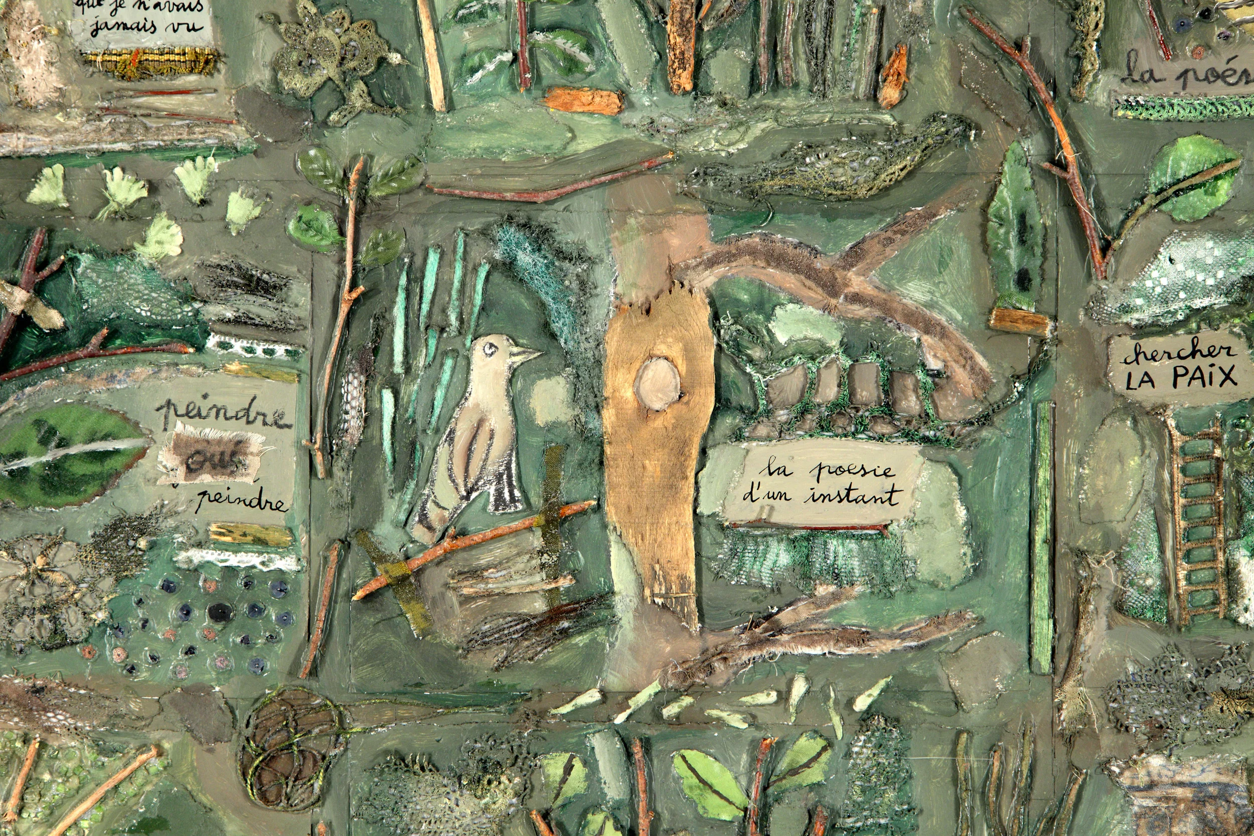  La Forêt (détail) - Marie Morel. 194x284cm. 1999. 