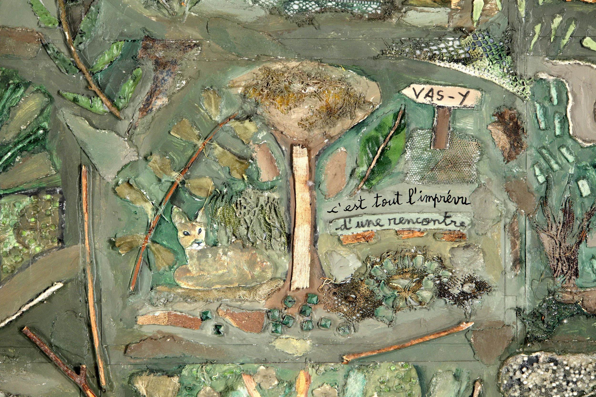  La Forêt (détail) - Marie Morel. 194x284cm. 1999. 