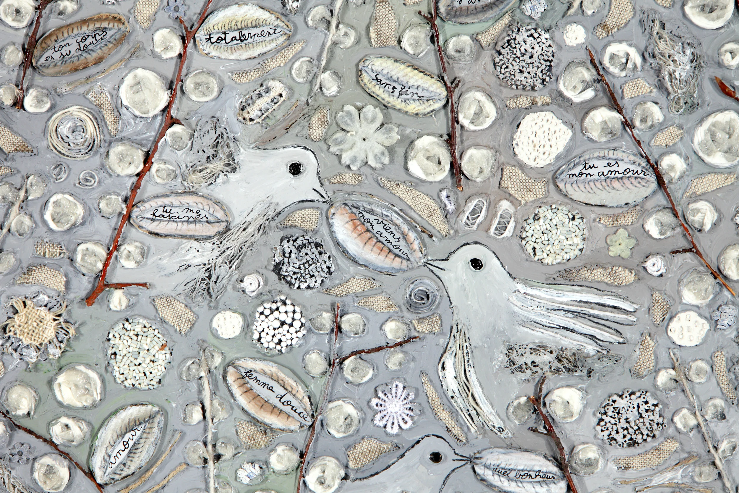  L'Arbre est en fleurs (détail) - Marie Morel. 194x284cm. 2004. 