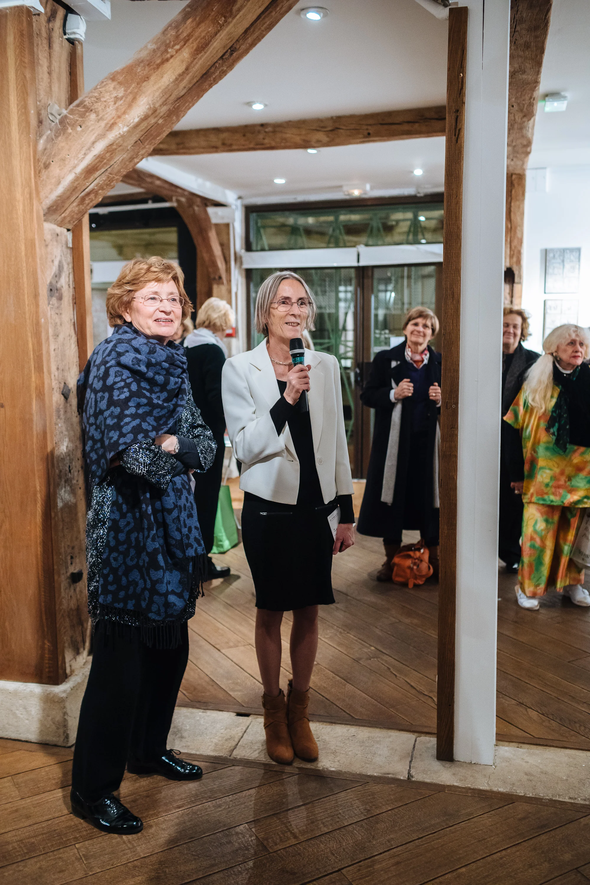Vernissage de l'exposition de Marie Morel à l'Espace des Femmes