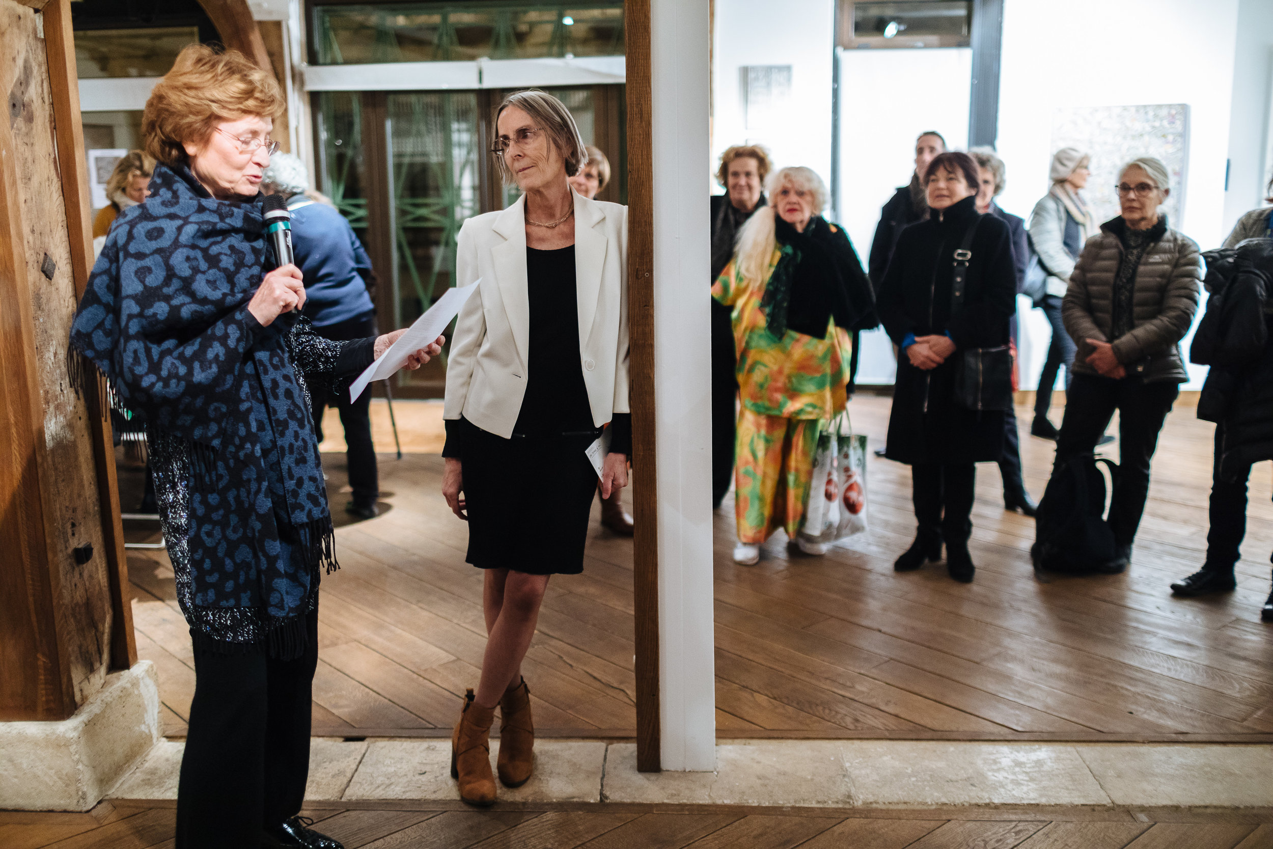 Vernissage de l'exposition de Marie Morel à l'Espace des Femmes