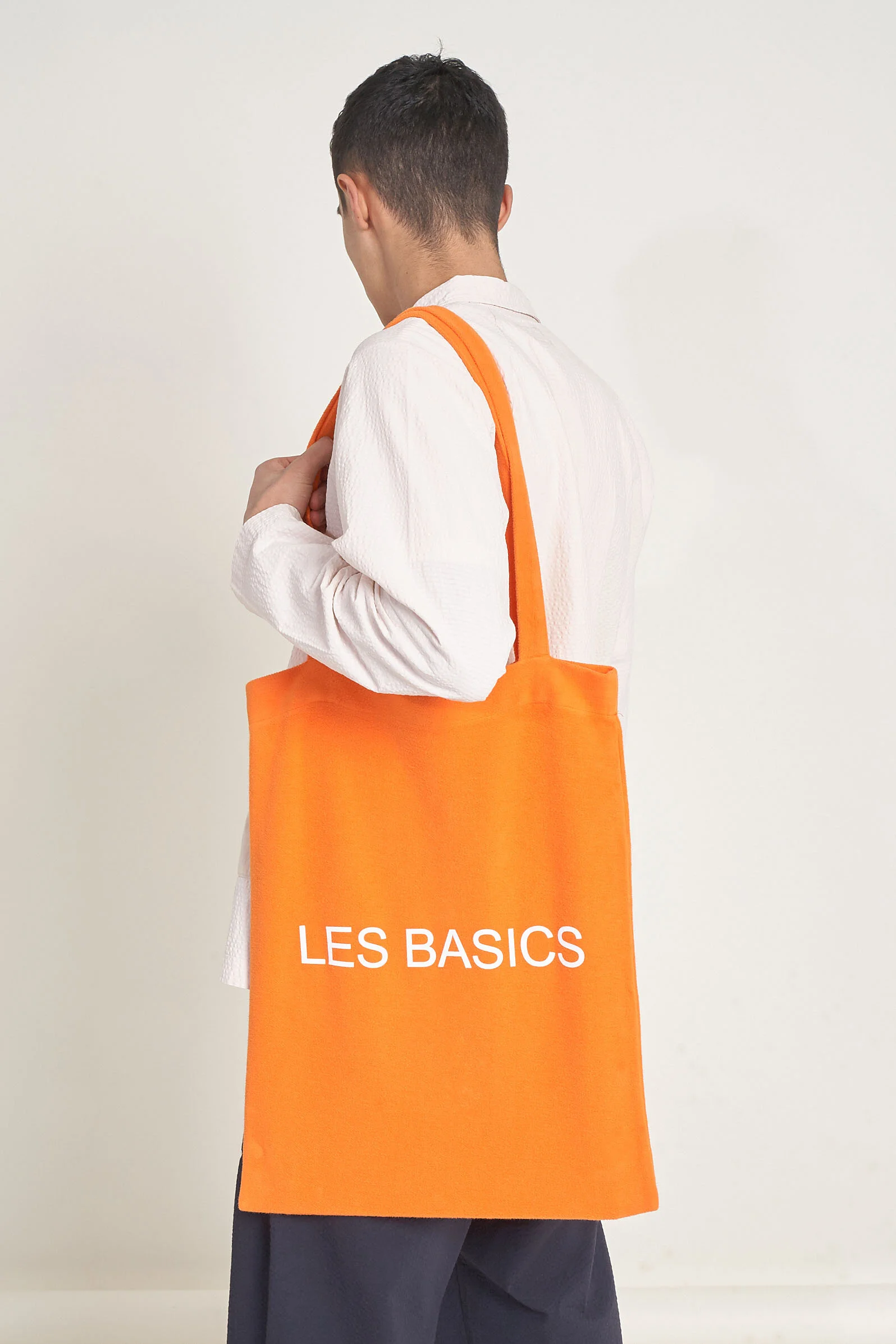 orange tote bag