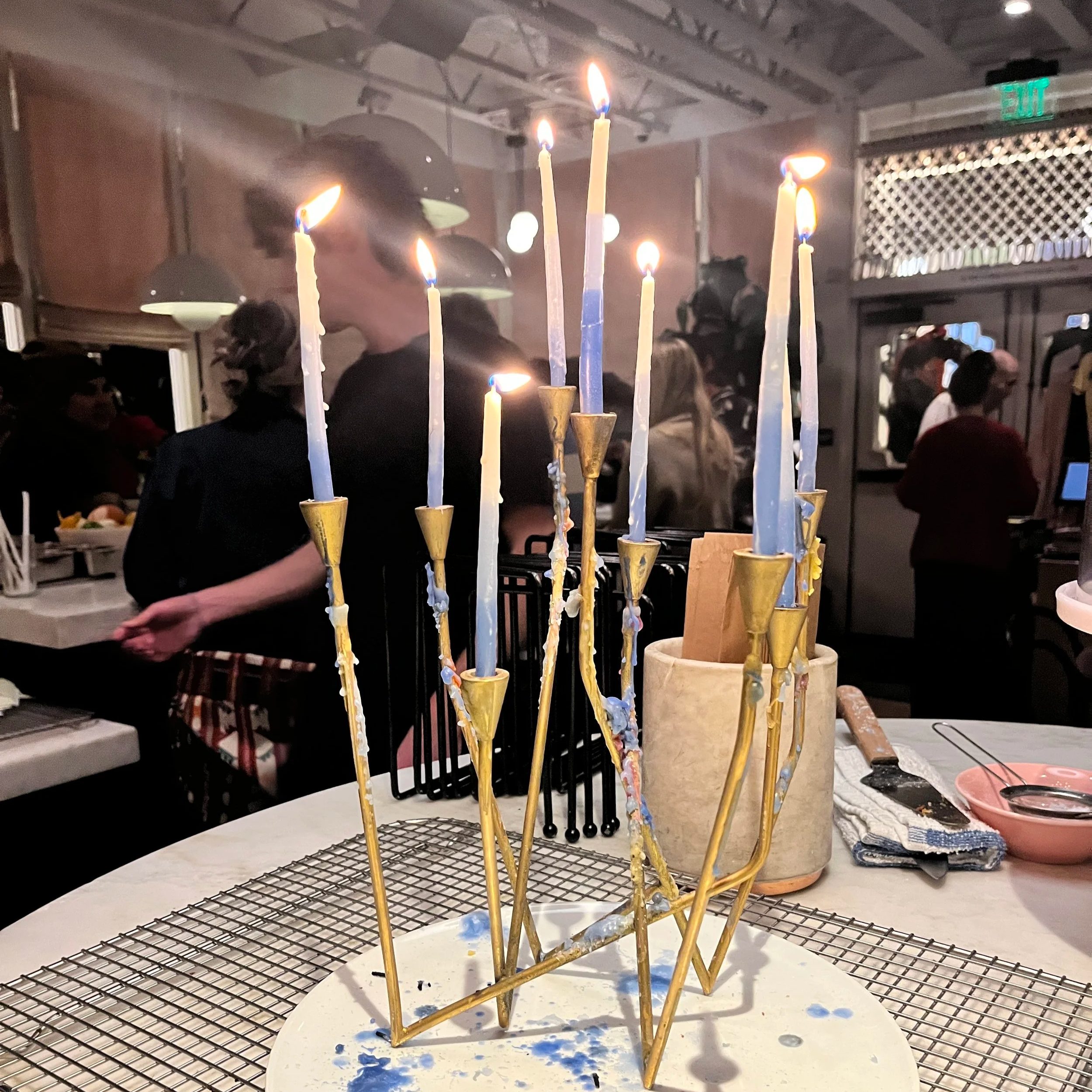 Menorah Lighting at Bettina