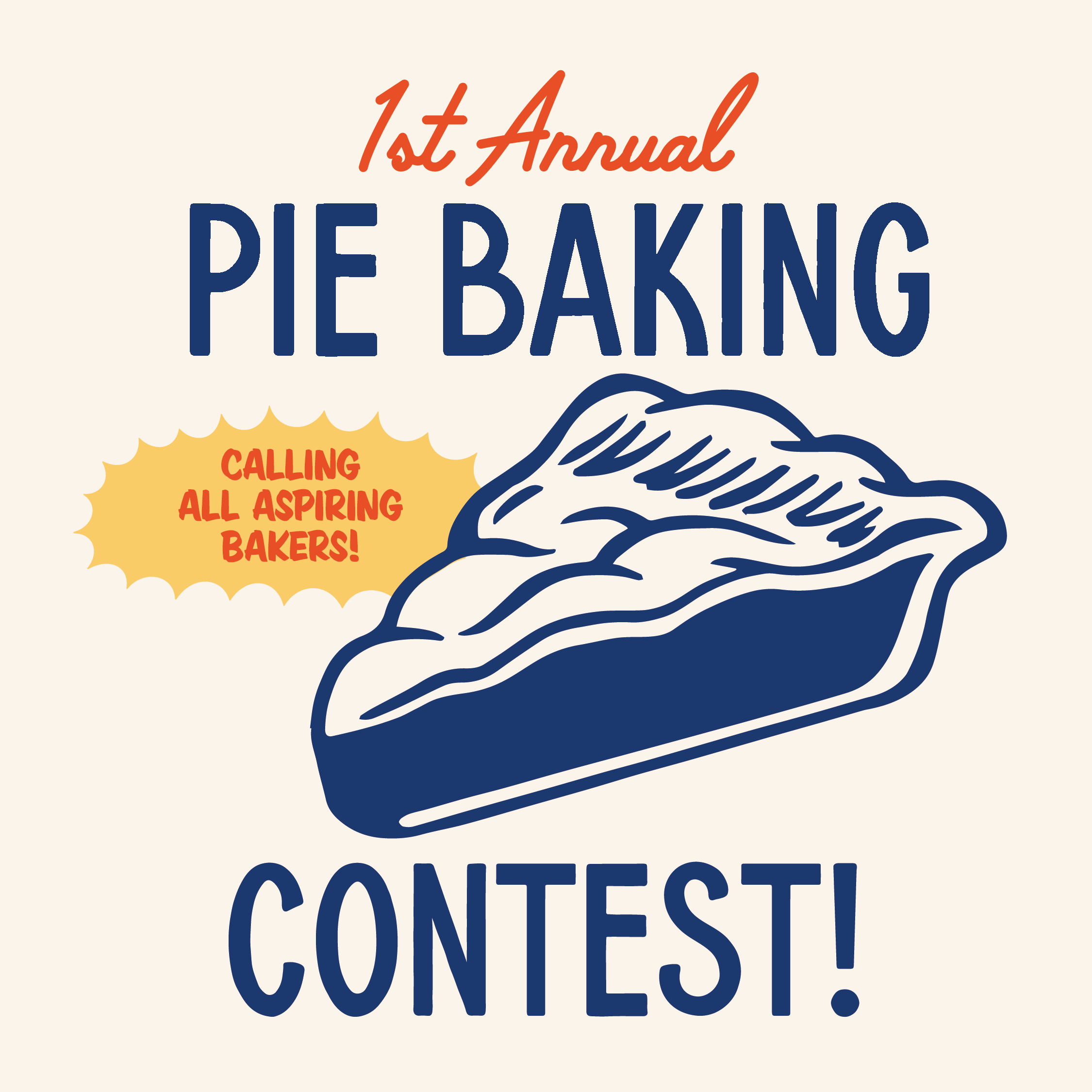 1st Annual Montecito Pie Baking Contest