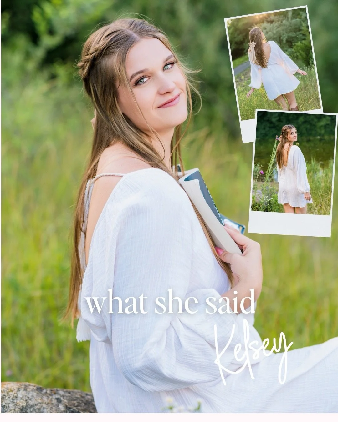 Sometimes the best sessions don&rsquo;t go exactly as planned&hellip; and end up even better ✨

Kelsey&rsquo;s senior portrait day started off super windy (like&hellip; hair-going-every-direction kind of windy 😅), so we made a quick pivot and headed