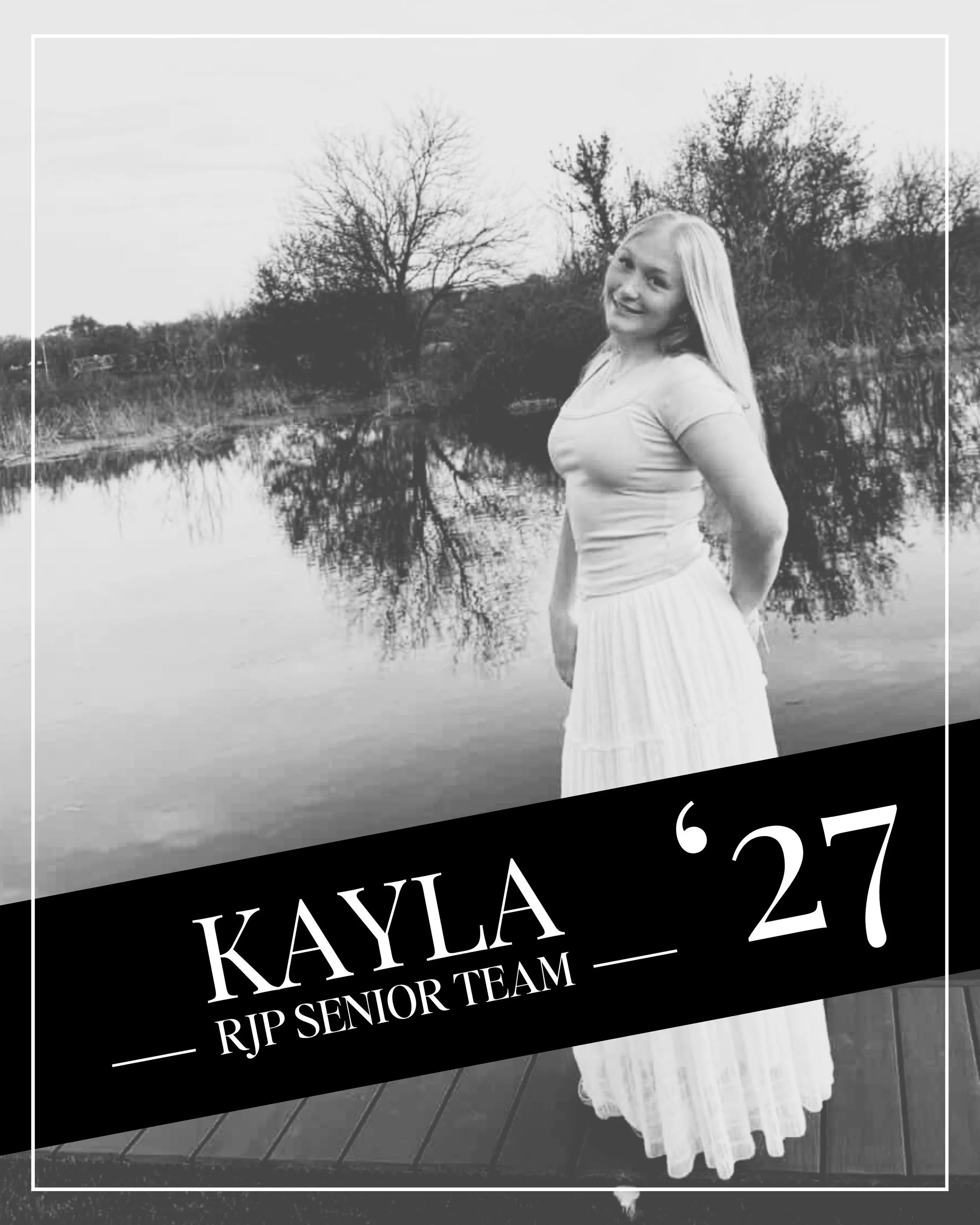 So happy to welcome Kayla to the RJP &lsquo;27 Senior Team. Kayla is a &lsquo;27 Senior at Johnsburg High School where she plays soccer and has already committed to continuing her academic and soccer career at @viterbowsoccer 🎉🎉 Can&rsquo;t wait to