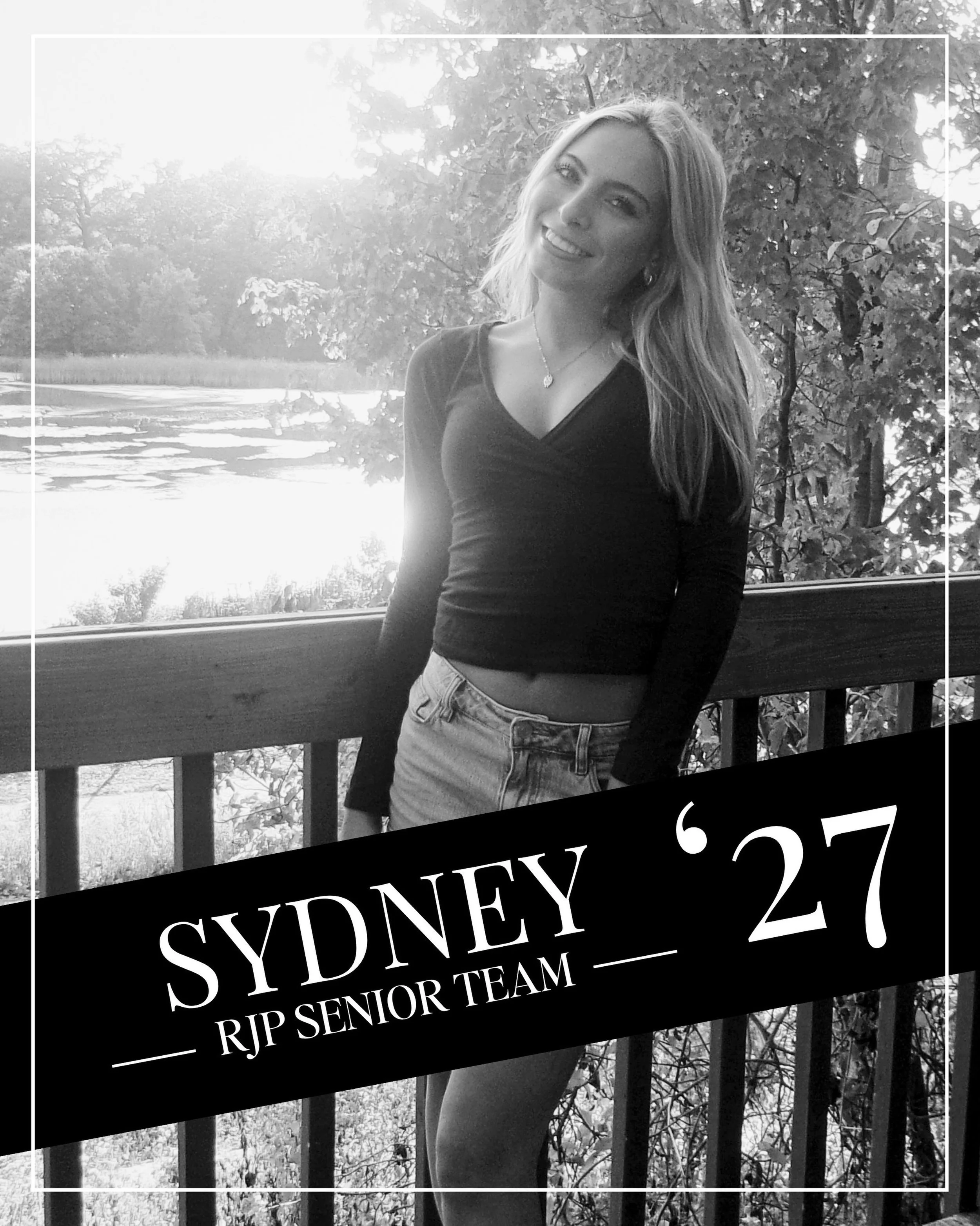 It&rsquo;s my favorite kind of day!!! Help me welcome the newest member of the RJP Senior Team, Sydney!! Sydney is a &lsquo;27 senior at McHenry Community High School. She is on their cheer team, plays lacrosse, participates in Warrior Nation, Newspa
