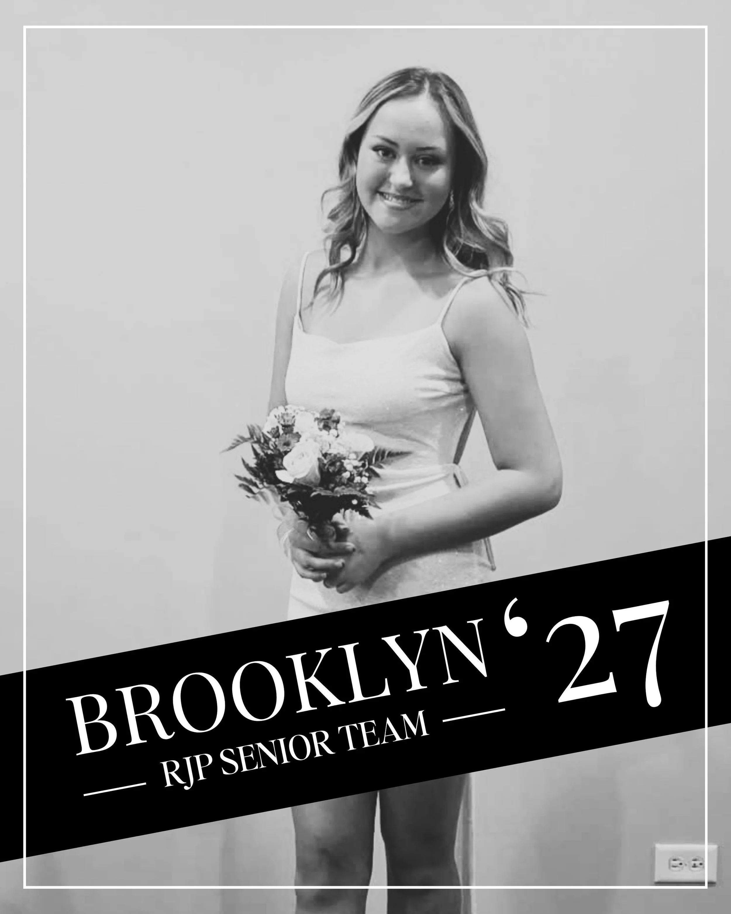 My favorite way to spend a Friday is by welcoming the newest member of the RJP &lsquo;27 Senior Team🎉 So thrilled to have Brooklyn join the group. She is a &lsquo;27 Senior Burlington Central High School where she is on their varsity dance team. Bro