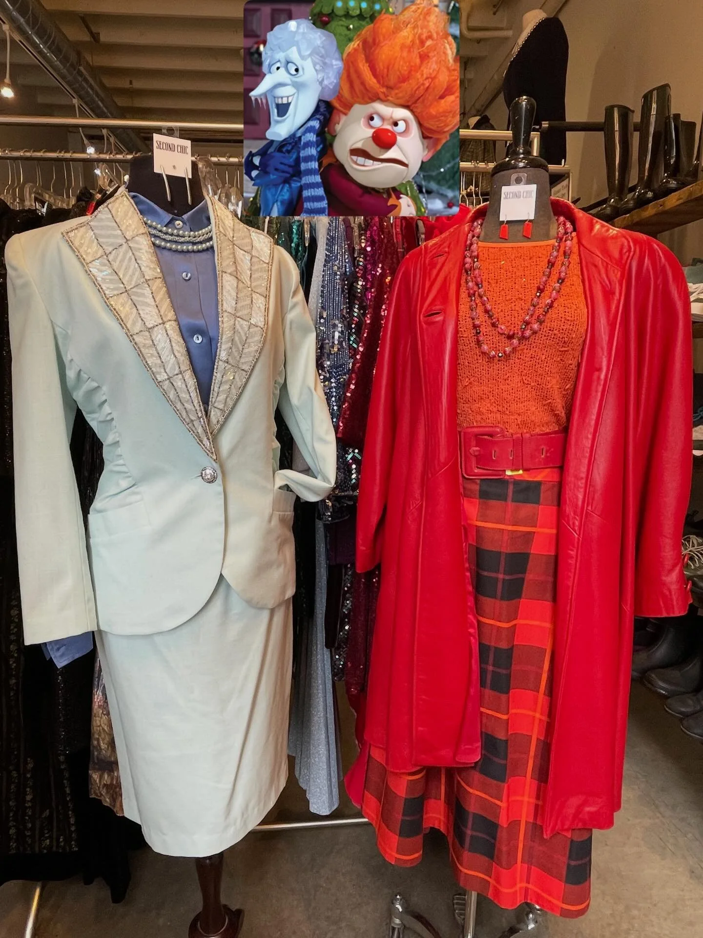 Choose your fighter ❄️🔥 Open today from 11-6! 
Call or DM for outfit details