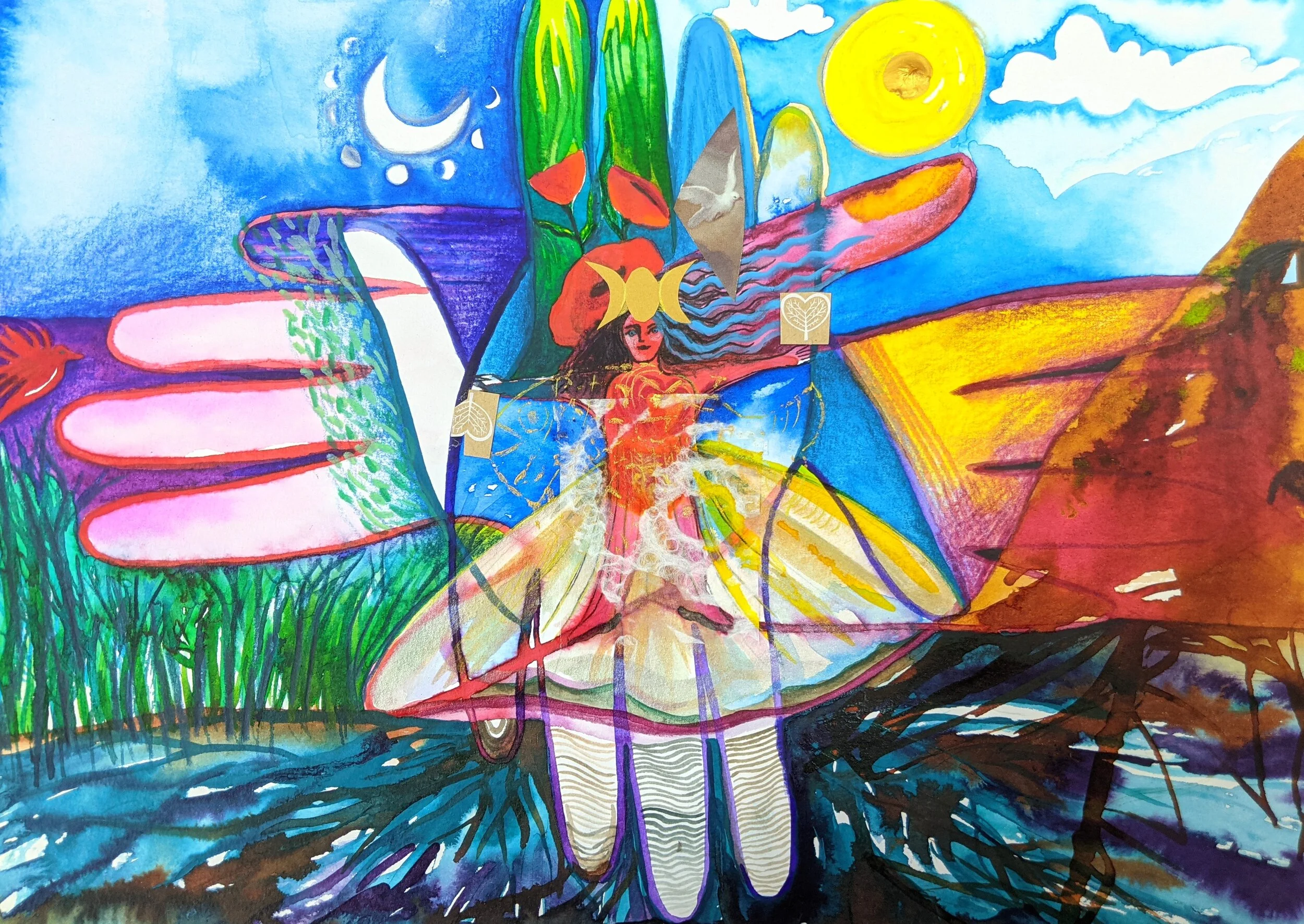 Drawing on The Divine Feminine Workshop June 2021