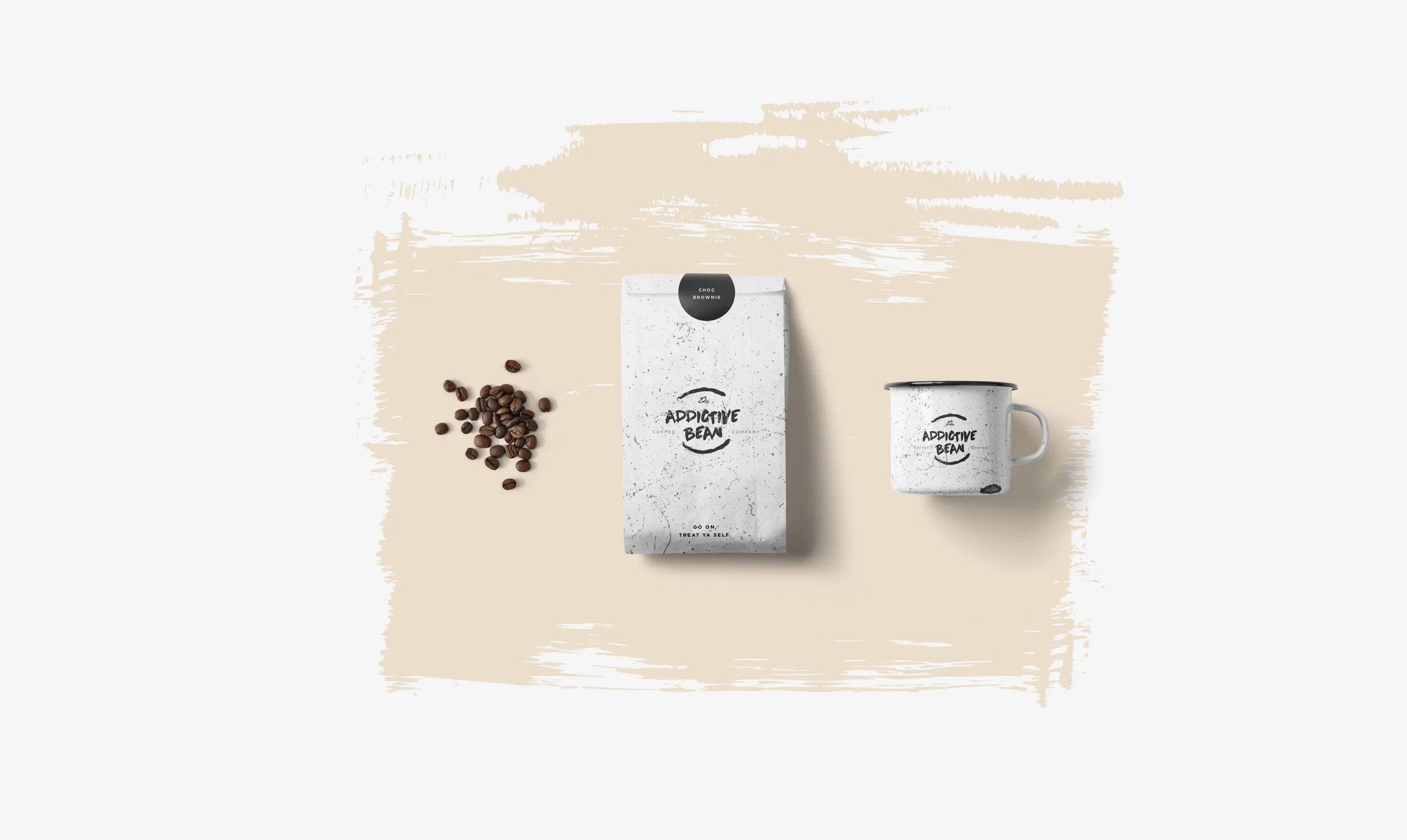 The Addictive Bean Coffee Company Packaging