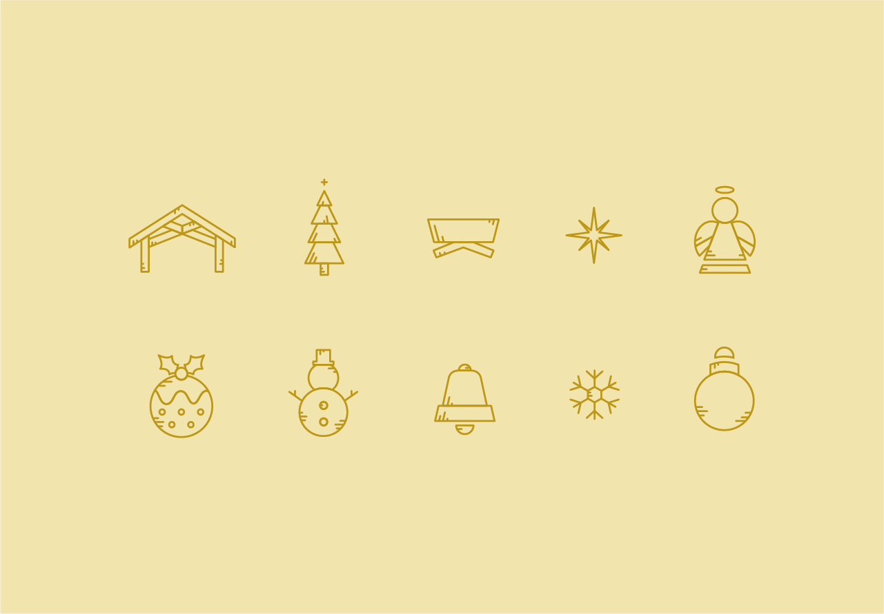 Christmas Line Icons
