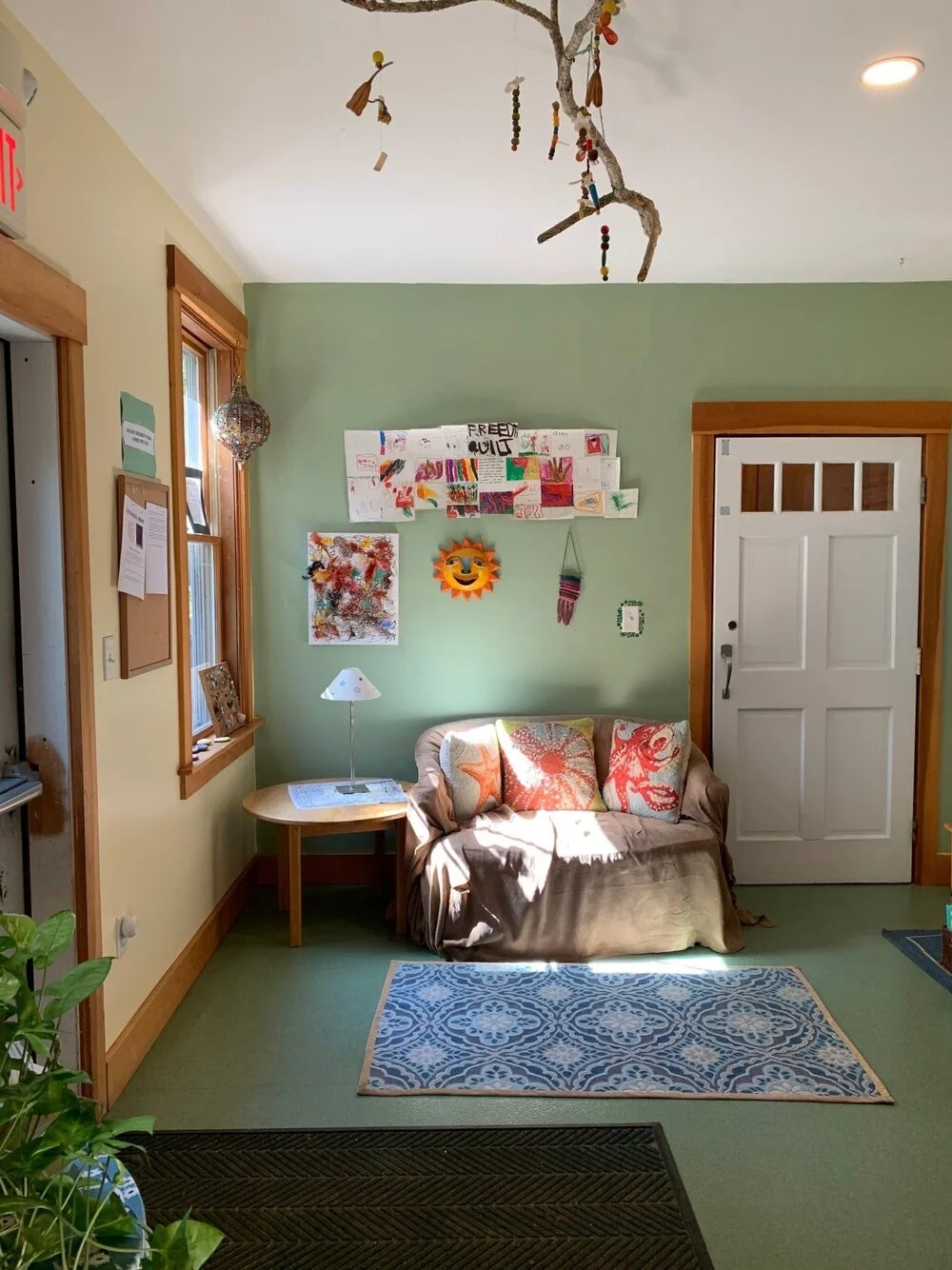 Our sunlit entry