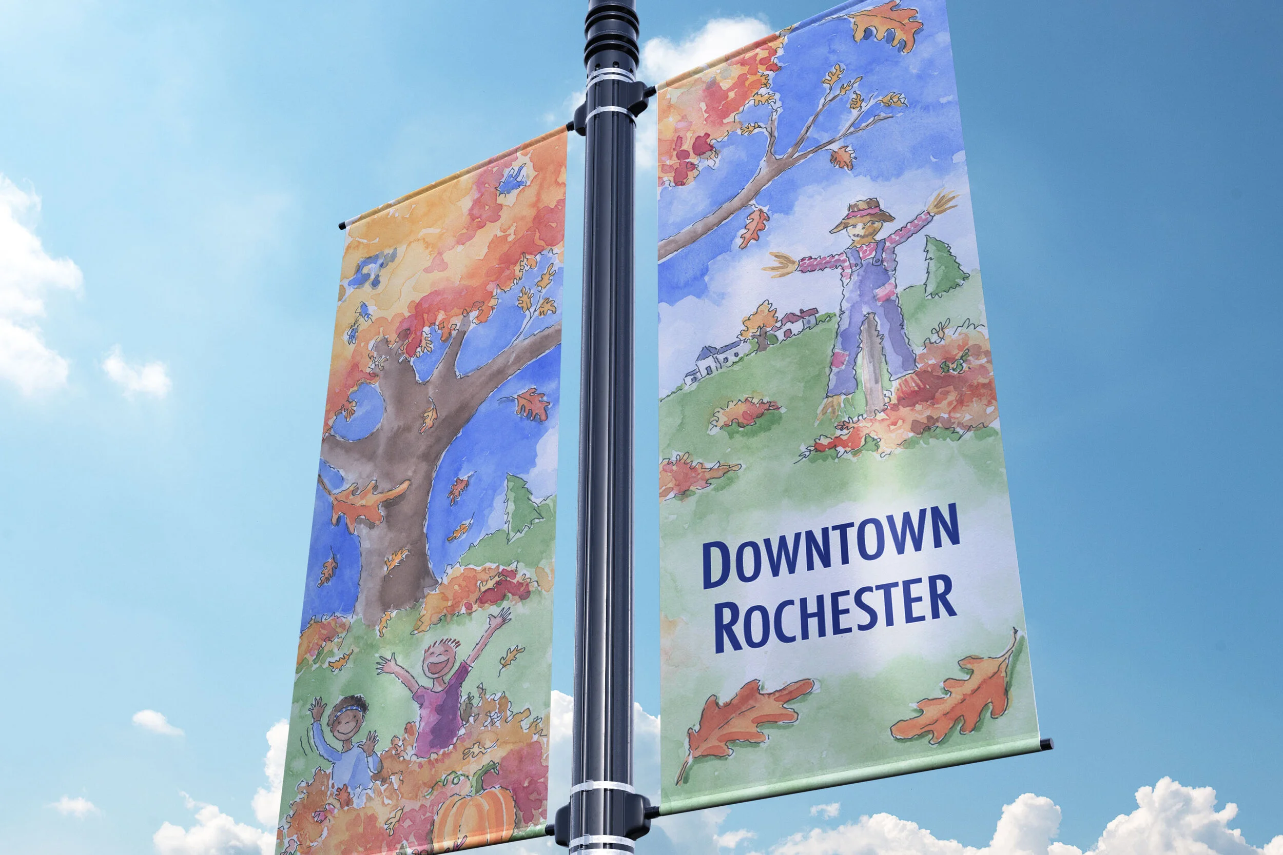 Fall Scarecrow Banners