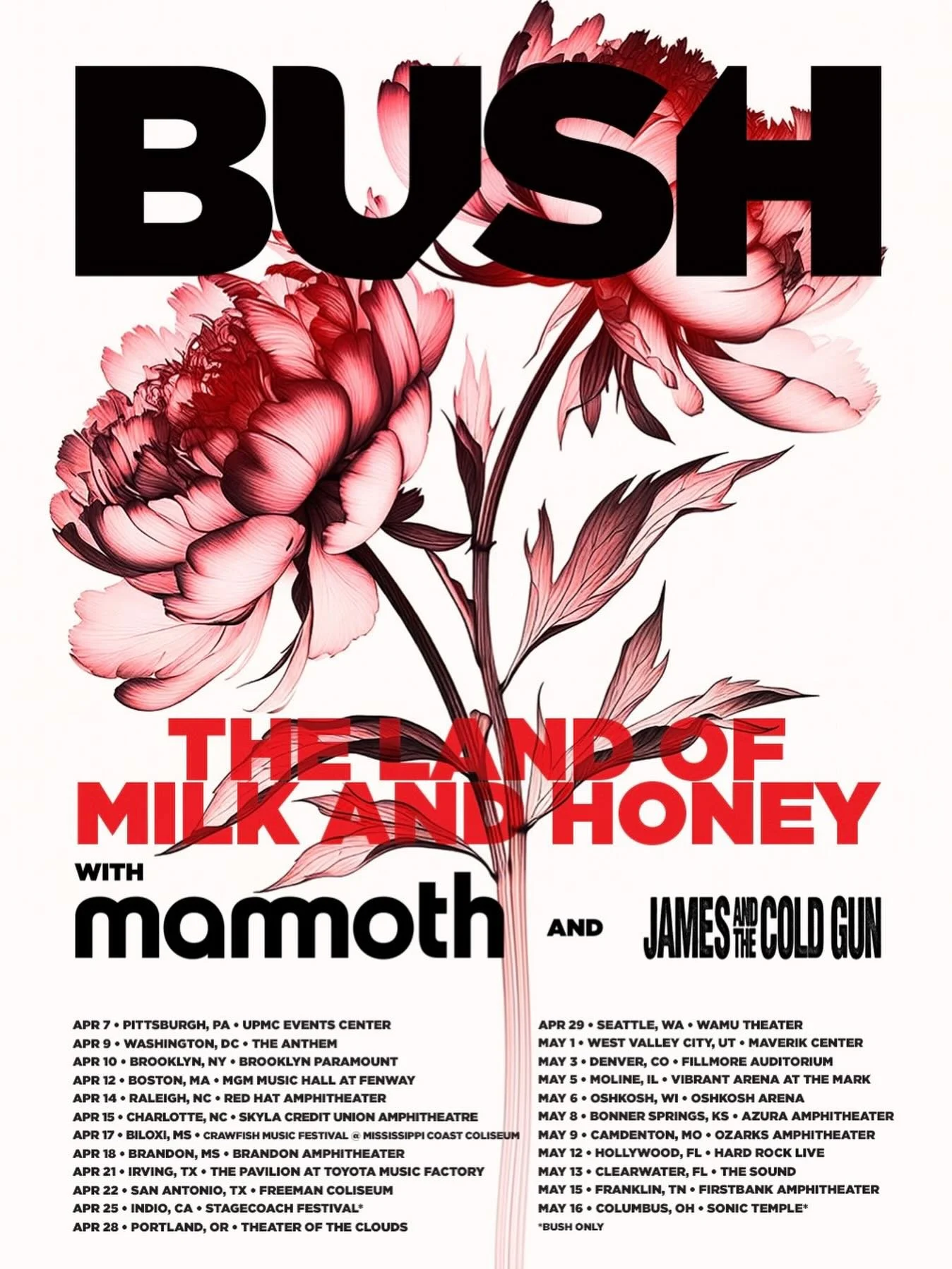 Happy 2026 Everyone!  I&rsquo;m really loving some time at home with the fam, but also itching to play some shows later this year with @bush !  Excited to go out with @mammothwvh &amp; @jamesandthecoldgun . Gonna be a killer tour, hope to see you guy