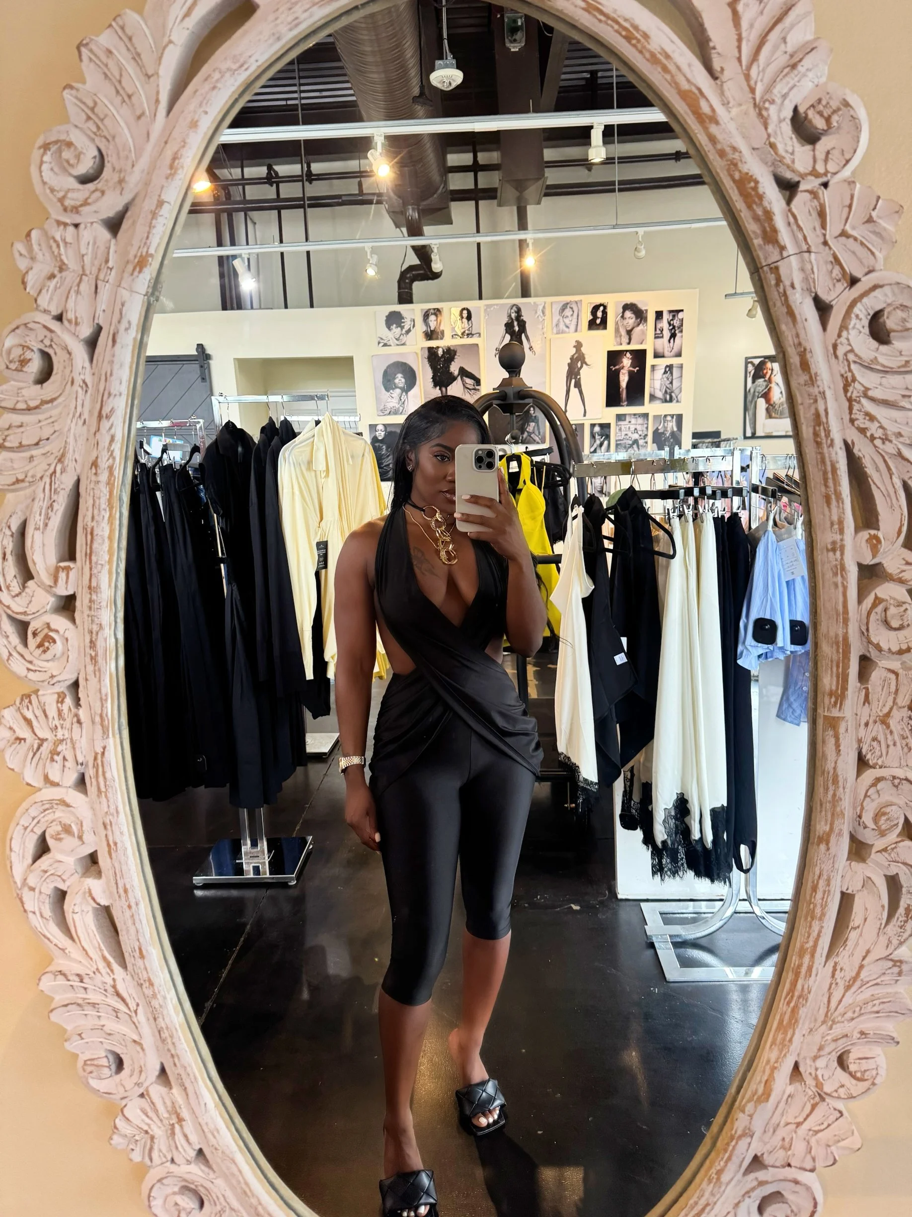 Some Sexy Shhh...Capri Romper
