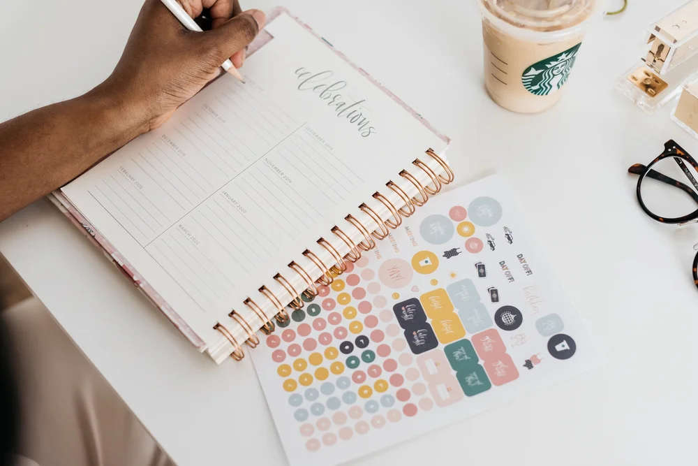 5 PLANNERS TO ORGANIZE AND PLAN YOUR LIFE FOR SUCCESS AND HAPPINESS -  Create your Lifestyle - BLACK MILK WOMEN