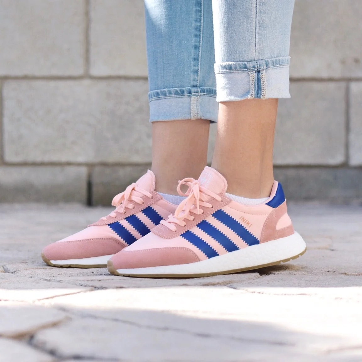 adidas iniki pink blue