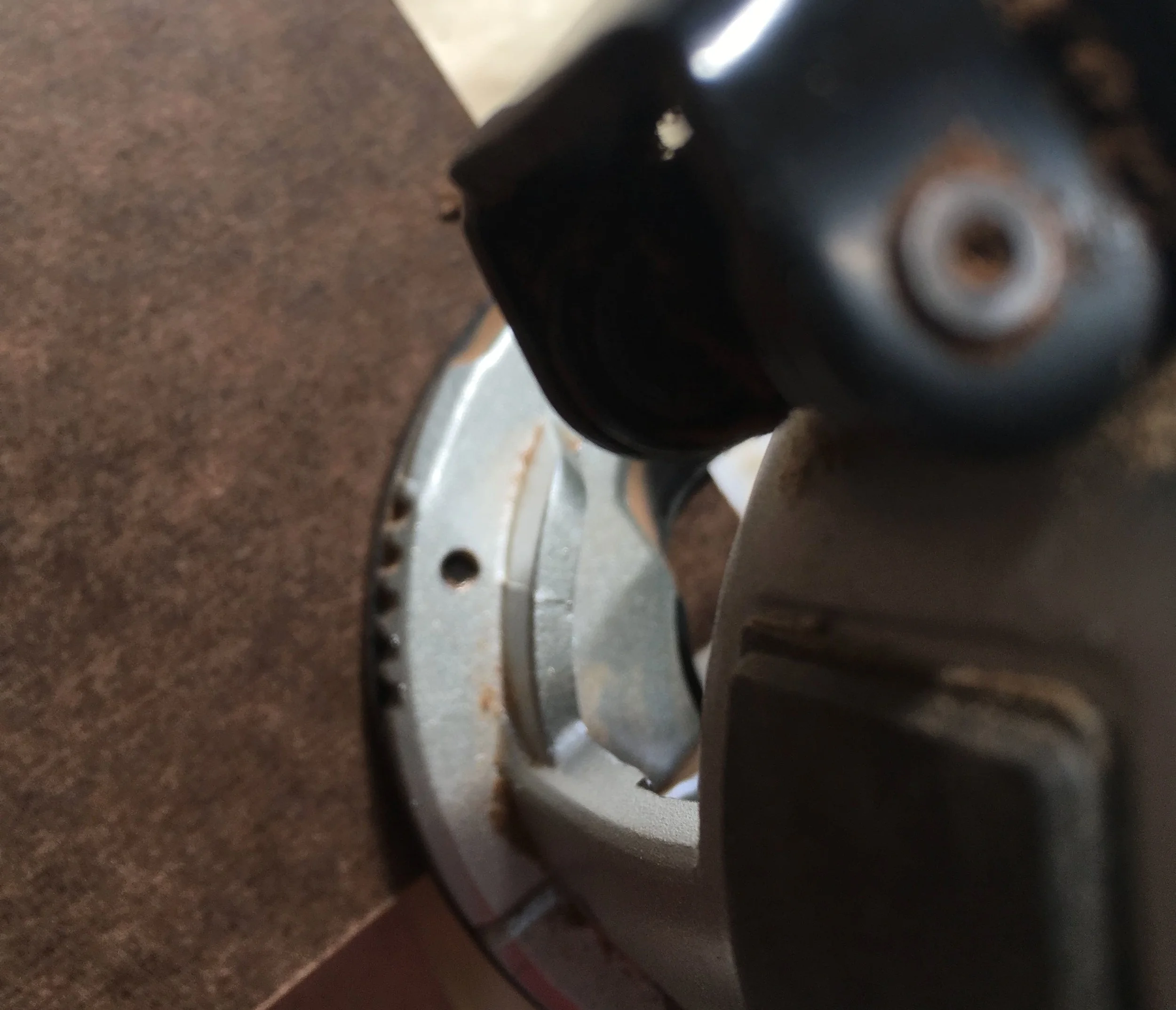 Move the router counterclockwise (leftward) around the panel