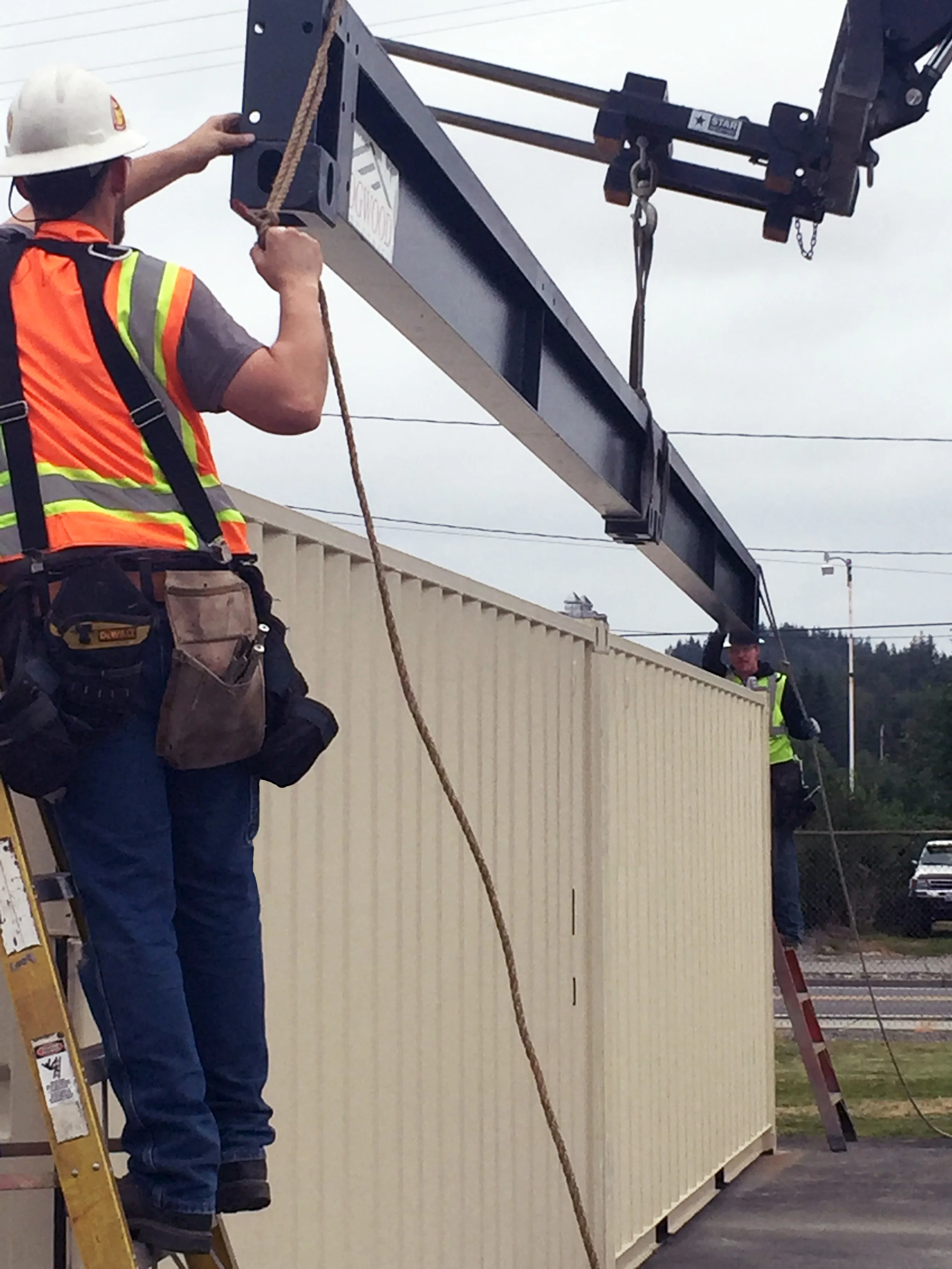 CTR beam install