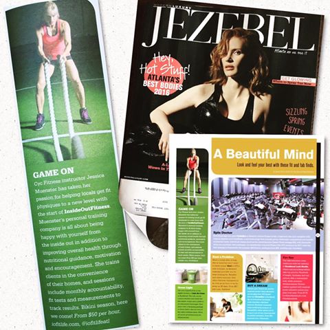 IOfitness feature in the May edition of Jezebel Magazine