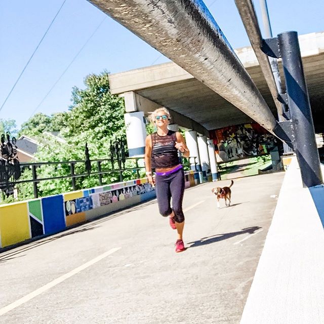 Beautiful day for an outdoor run. Grab your furry friend, or maybe just your headphones and why not go for a change of scenery for some added motivation. The vitamin D {from the ☀️} will lift your mood, and you&rsquo;ll feel extra good from the endor