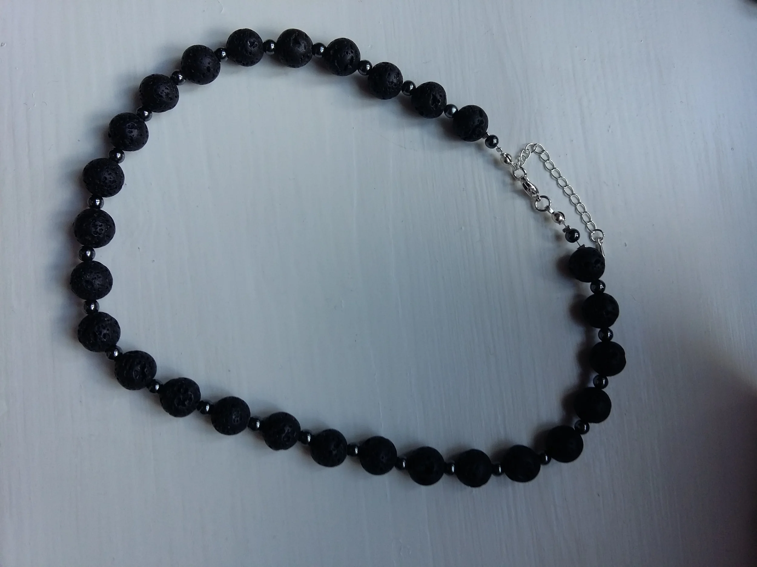 Black lava and haemetite