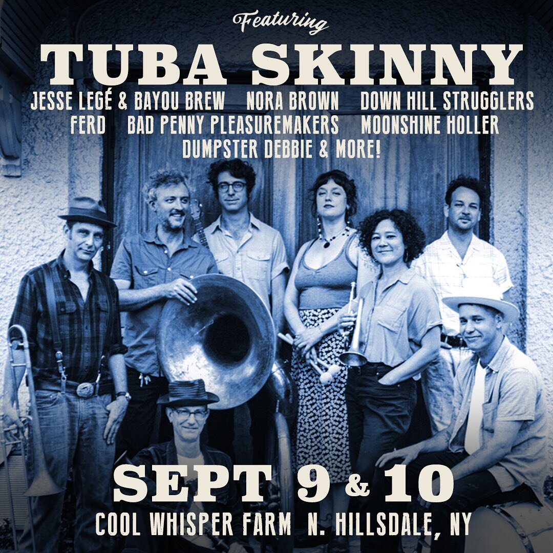 Oldtone Lite coming up!!! Tuba Skinny, Jesse Lege &amp; Bayou Brew, Nora Brown and more!!! Let&rsquo;s have one more music party before the summer ends! 

#oldtone #festival #traditionalMusic