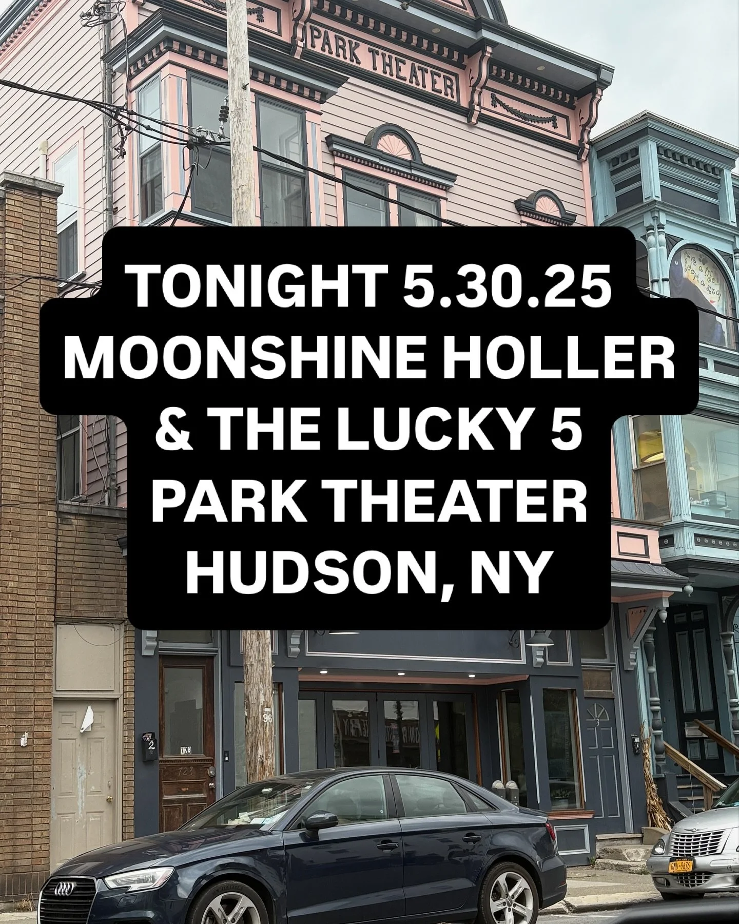 @parktheaterhudson We&rsquo;re excited to come back to this magical room on Warren Street in Hudson, NY - join us if you can friends!  Downbeat at 8pm :)