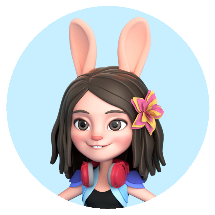 Nila the bunny - Music producer and teacher for children