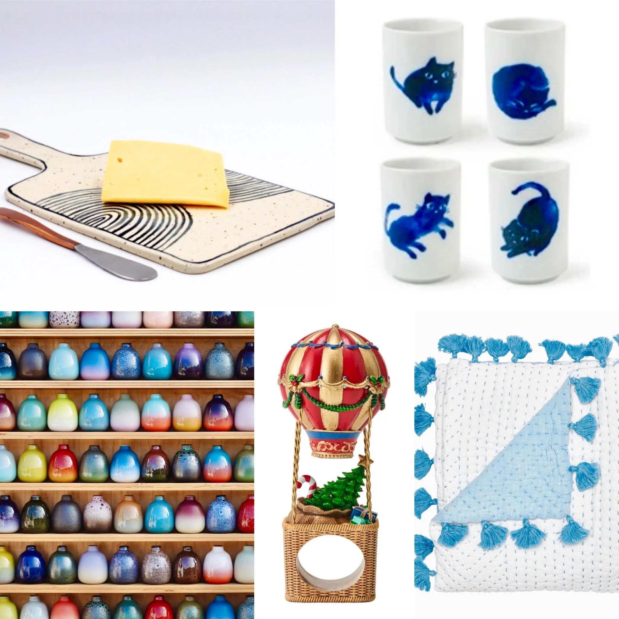 THE LOCAL ARTISAN GUIDE'S TWELVE DAYS OF CHRISTMAS HOLIDAY GIFT GUIDE - DAY SIX: HOME DECOR