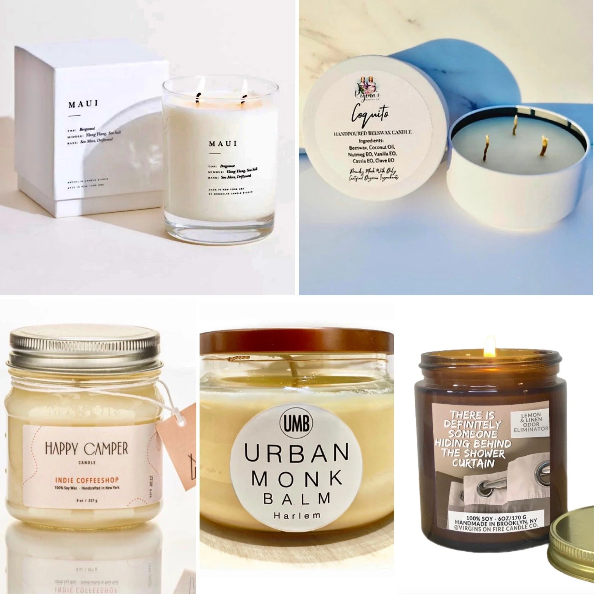 THE LOCAL ARTISAN GUIDE'S TWELVE DAYS OF CHRISTMAS HOLIDAY GIFT GUIDE - DAY TEN: CANDLES