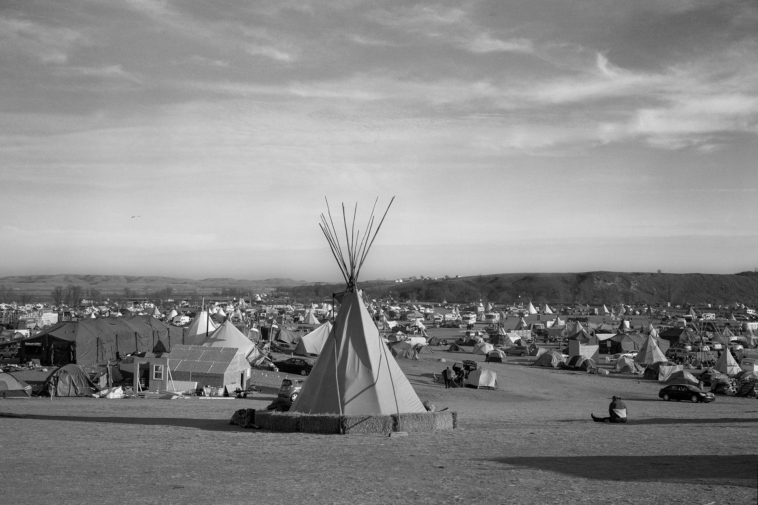 Oceti Sakowin Camp. Standing Rock, North Dakota. November 19, 2016. 