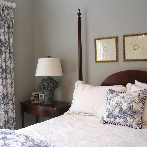 Floral Trail Toile Bedroom