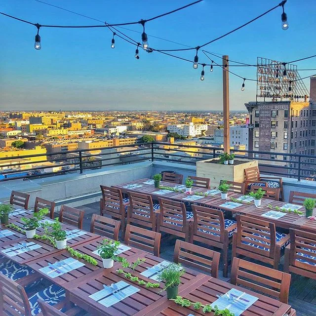 It&rsquo;s almost #dtladinnerclub time!!! Featuring chefs from @chineselaundrytruck and sponsored by @melissasproduce and @mayfairhotella #sunset #dtladinner
