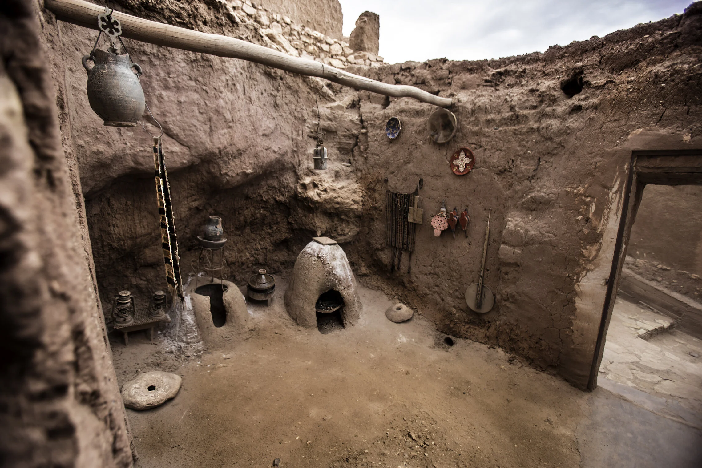 A Local Kitchen on site at Ksar Aït-Ben-Haddou.