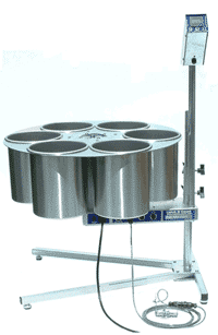 RP400 catch n count carousel/Platter pl27-6/6 each 8 quart stainless cups