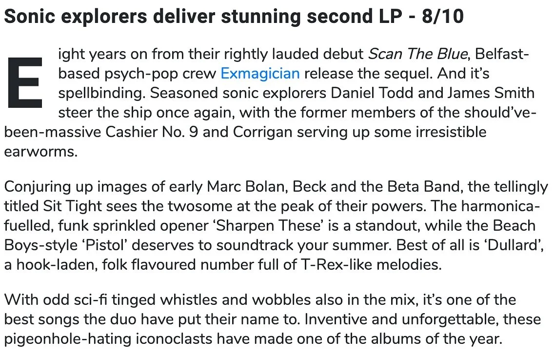 Well folks, it&rsquo;s release day and it&rsquo;s hard to believe Sit Tight is finally out there. Thanks to everyone and anyone who helped us put it together, especially the legend that is @hellochrisryan , the other legend that is @wallyexplode , Do